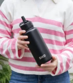 Пляшка для води SHO Guzzler 950 мл чорна - Зображення 2