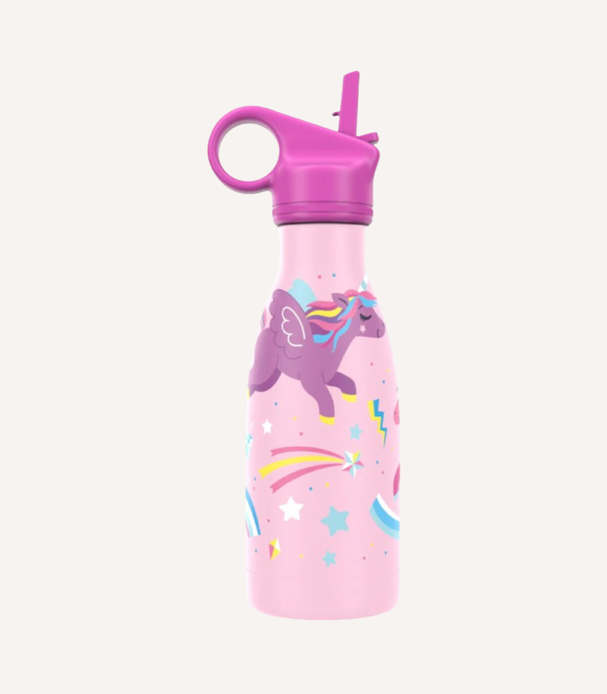 Пляшка для води дитяча SHO Kids Bottle 260 мл рожева - Зображення 1