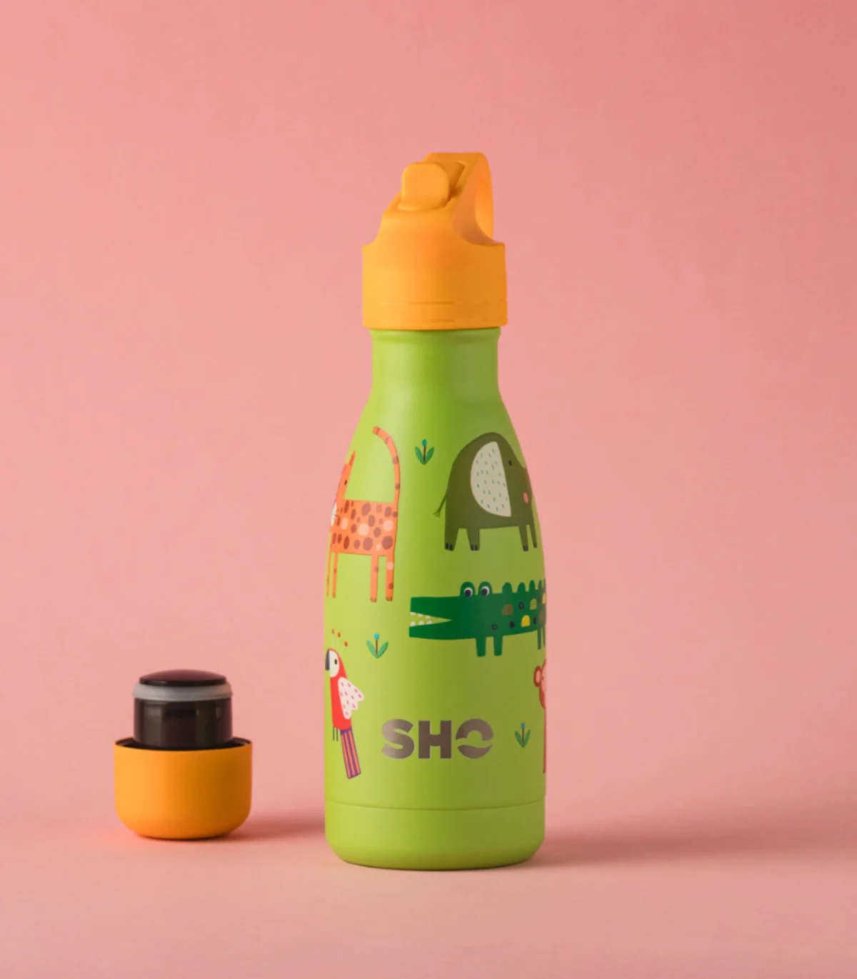 Пляшка для води дитяча SHO Kids Bottle 260 мл зелена - Зображення 2