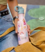 Пляшка для води дитяча SHO Kids Bottle 375 мл рожева - Зображення 2