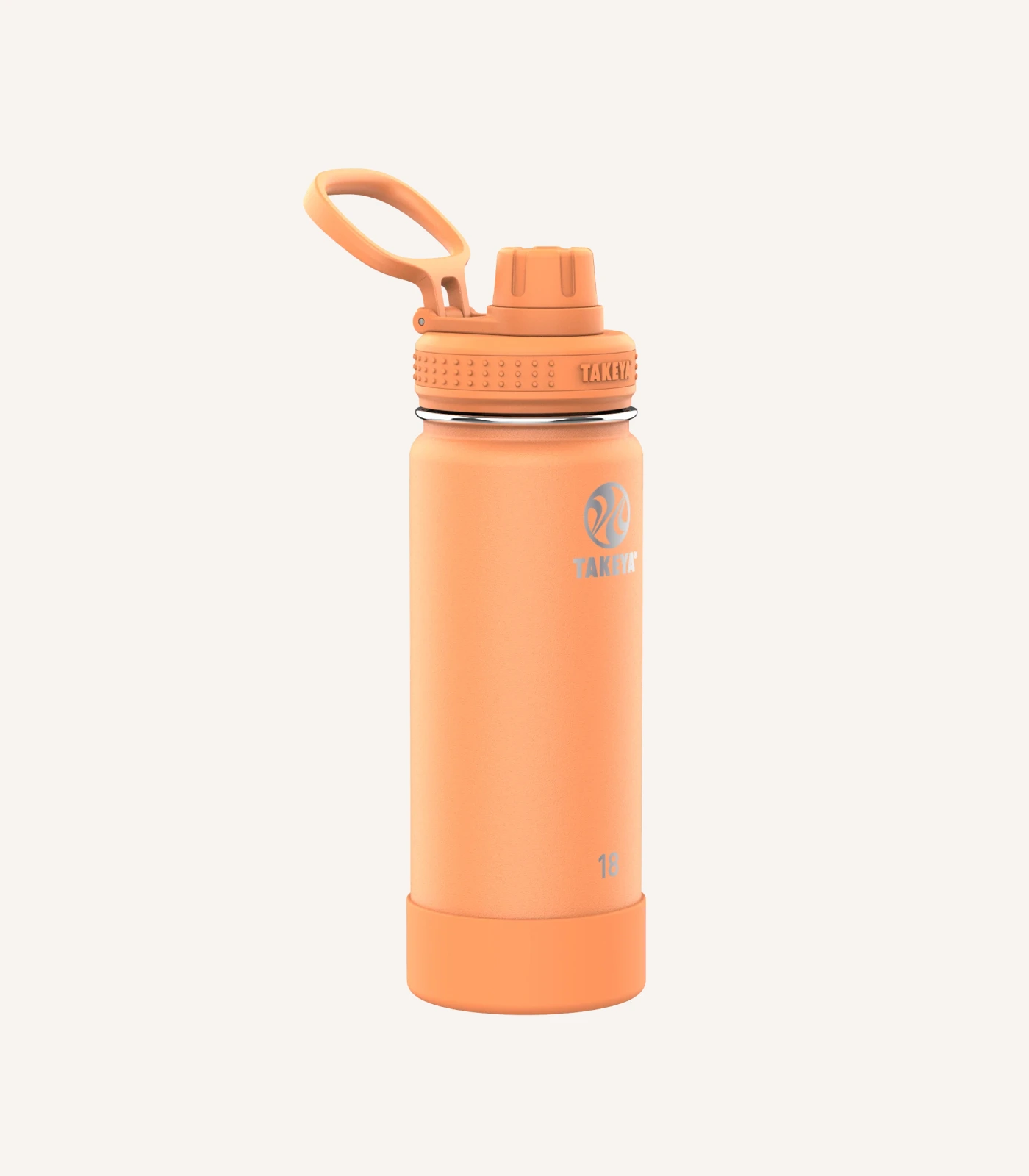 Takeya-Actives-532 ml-pomarancheva Пляшка для води Takeya Actives 532 мл помаранчевого кольору.
